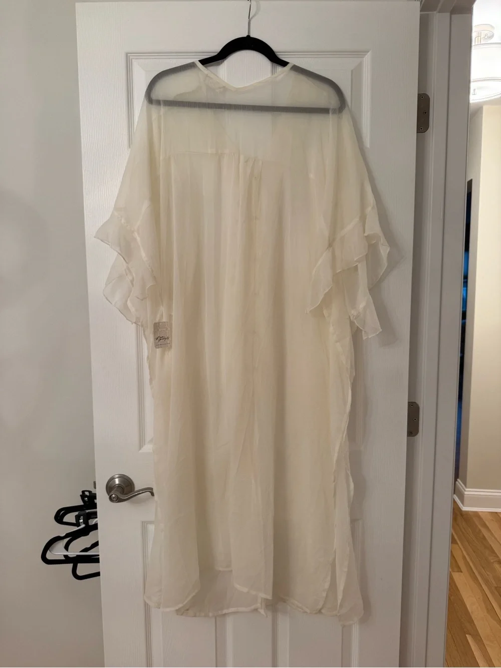 Free People Winter Valley Kimono Ivory
